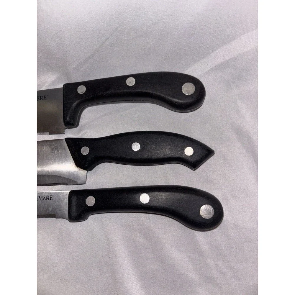 2 Revere 1 Unbranded Full Tang Lot of 3 Knives